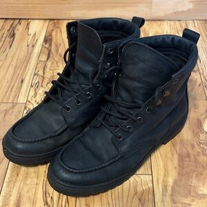 Timberland Black Lace up Boots Mens size 12 M